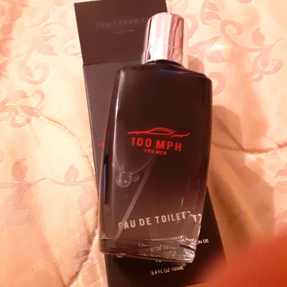 100 MPH Cologne 3.4 fl oz EDT For Men By Preferred Fragrance Spray Bottle - Picture 3 of 5